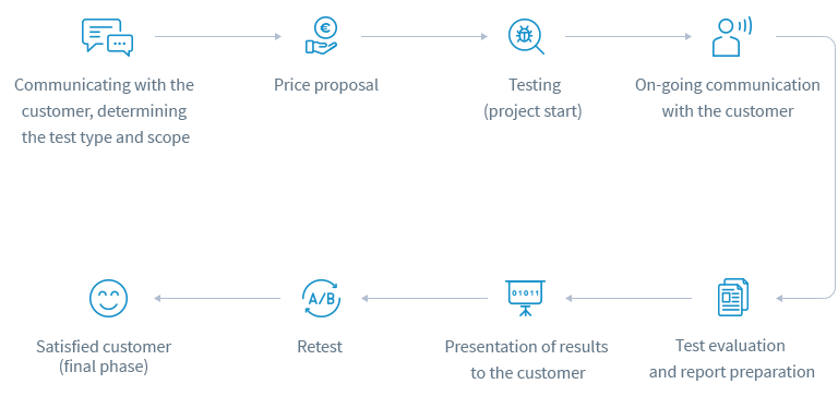 Standard penetration testing process